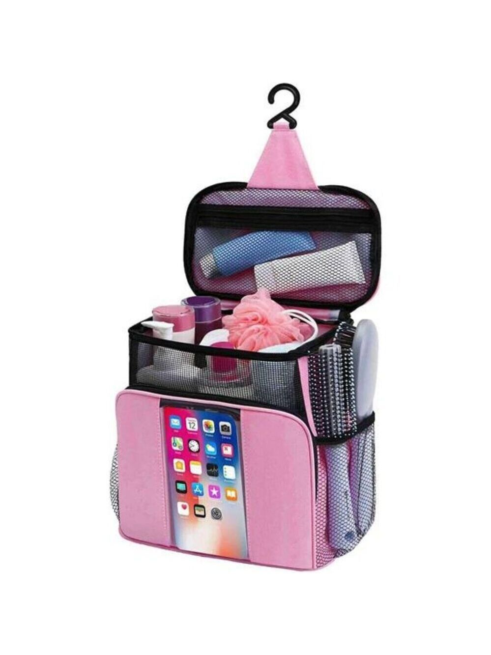 Large Mesh Shower Caddy Travel Toiletry Bag Dorm Makeup Organizer Tote